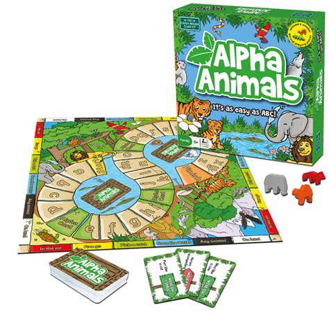 Alpha Animals Board Game The Green Board Game Company
