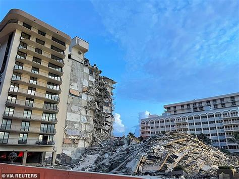 Miami Building Collapse Woman 64 Living In Condo Was Woken By