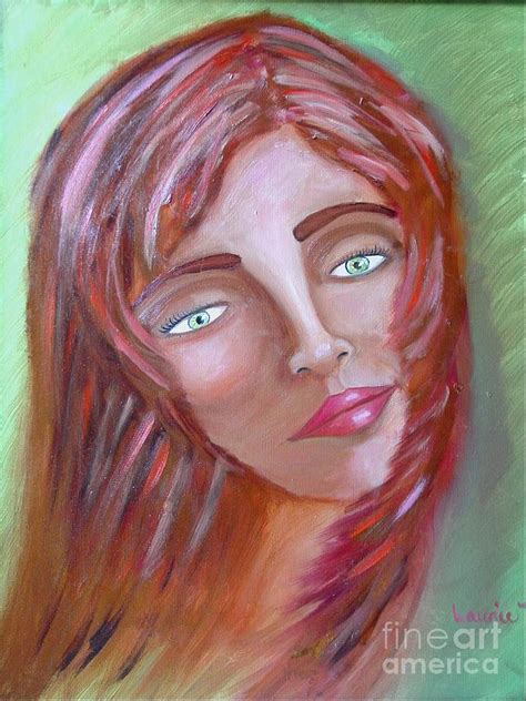 The Redhead Painting By Laurie Morgan Fine Art America