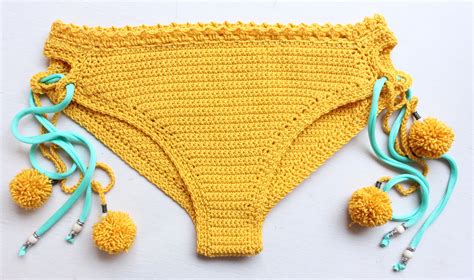 pdf file for crochet pattern sunflower crochet bikini bottom sizes xs s m l cheeky