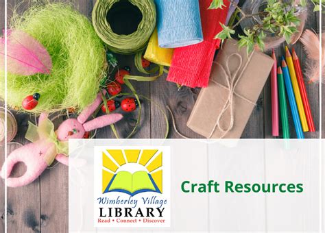 Finding Craft Resources At The Library Wimberley Village Library
