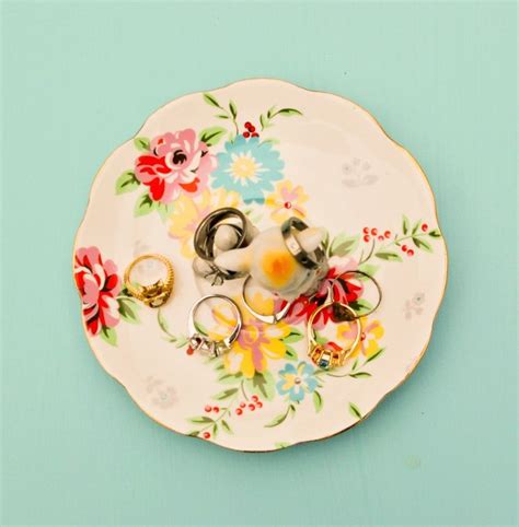 Diy Upcycled Vintage Tchotsky Ring Dishes My So Called