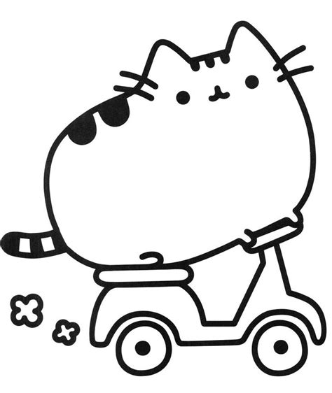 Pusheen cat coloring pages black and white. Google Image Result for http://nahj2018.org/wp-content ...