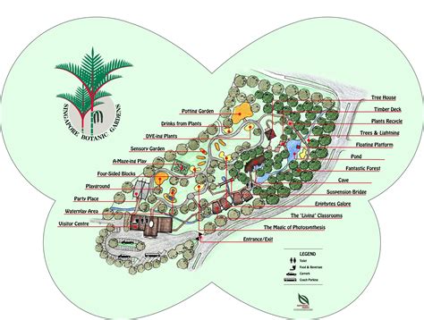 Singapore Botanic Gardens Map Singapore Mappery