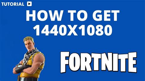 How To Get 1440x1080 Fortnite Change Fortnite Resolution In Files