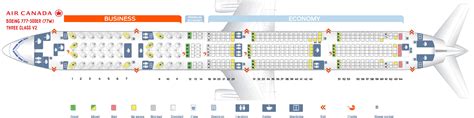 2 class 777 300er 3rd country service, food & configuration. Seat map Boeing 777-300 Air Canada. Best seats in plane