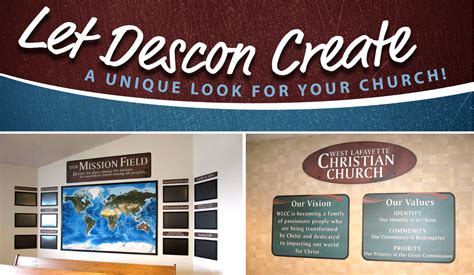 Church Signs Indoor Directional Signs Custom Signs Descon