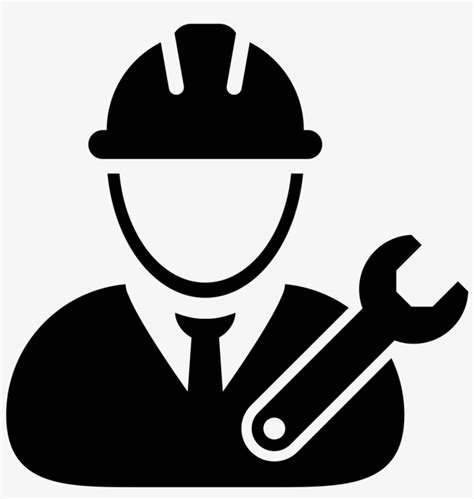 Download Monitoring And Resolution Construction Worker Icon Png