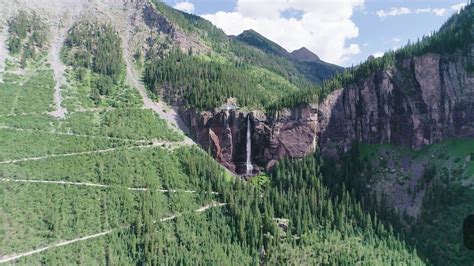 Bridal Veil Falls Telluride Colorado Phantom 4 Pro Youtube