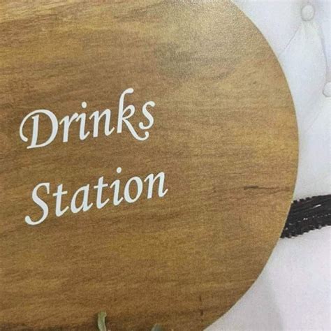 Drink Station Sign Wagga Event Hire