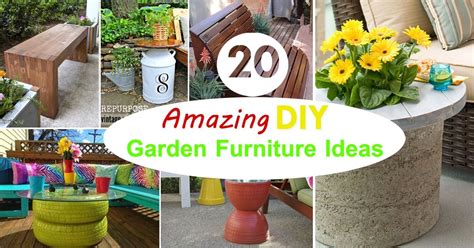 20 Amazing Diy Garden Furniture Ideas Diy Patio And Outdoor Furnit