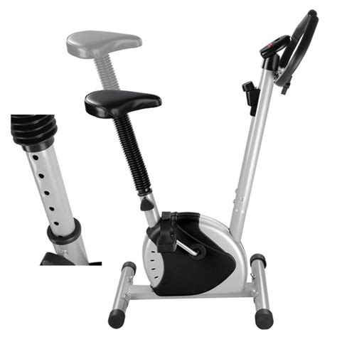 Upright Exercise Bike Fitness Cycle W Monitor
