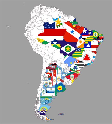 Flag Map Of South America Day 2 Argentina R Vexillology