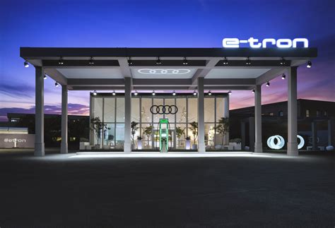 How will you pay to fill up your car with electricity? Audi Envisions A Charging Station For The Electric Era ...