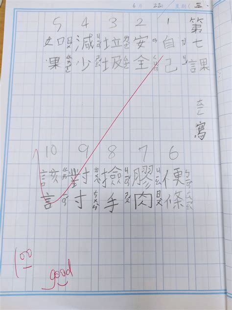 中7聽寫正解 東京中華學校小學部二年級