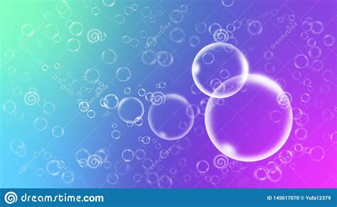 Bubbles Underwater On Gradient Background Abstract Texture Background