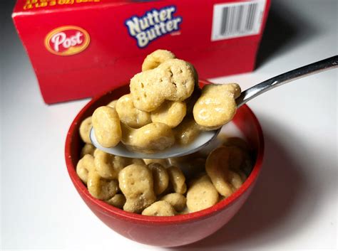 If he actually eats one, you eat two. REVIEW: Post Nutter Butter Cereal - Junk Banter