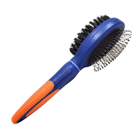 Abs resin makes the comb lighter than rubber material, nylon tooth ensure its durability and firmness. Buy Double Sided Plastic Dog Brush Large from Fane Valley ...