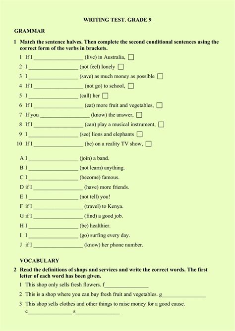 It includes several tasks on reading comprehension, vocabulary, grammar and wri. English Comprehension Worksheets Grade 9 : Reading Worksheets | Fifth Grade Reading Worksheets ...