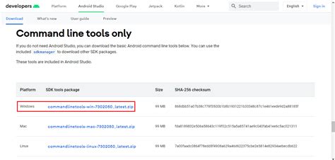 Setup Android Command Line Tools In Windows