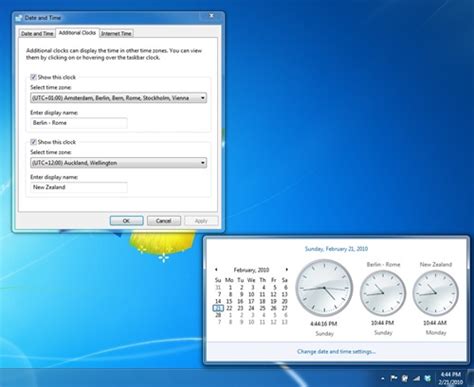 How To Add More Clocks To System Tray Windows Vista Or 7