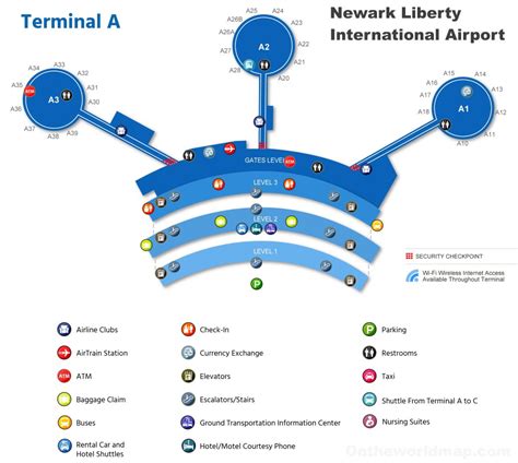 Newark Airport Terminal A Map Verjaardag Vrouw 2020