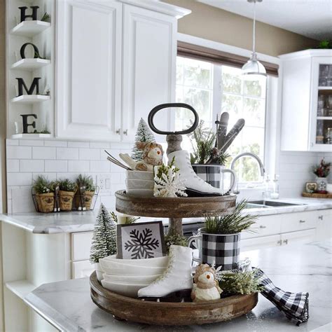 Whether with a colorful tray or a bold book, a lone (but attractive) decorative object can make a big impact on a coffee table. 19 Farmhouse Winter Decor Ideas