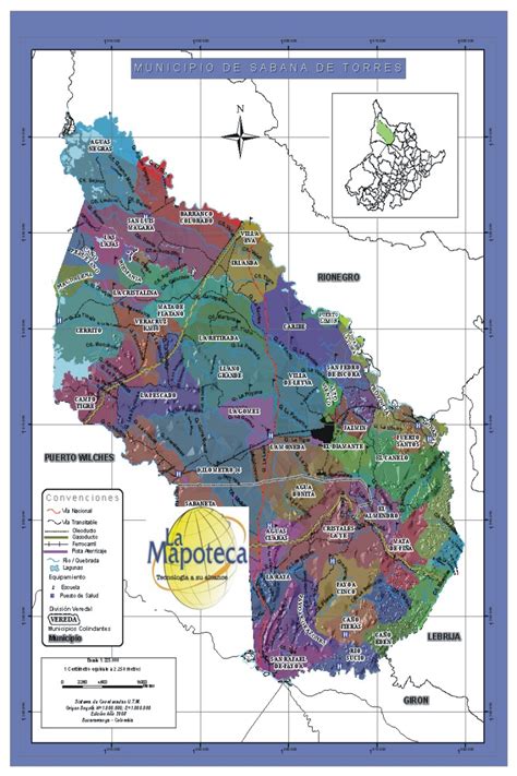 Tripadvisor har 15 recensioner och artiklar om sabana de torres resor av turism. Atlas de Santander Municipios Provincias y Veredas: SABANA ...