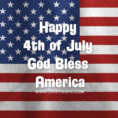 Flag Of America Happy Th Of July God Bless America Pictures Photos And Images For Facebook