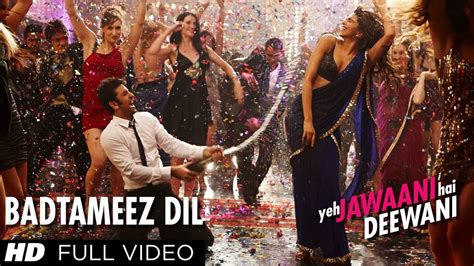 While the main cast is quite attractive (just look at the poster!), the epitome of this trope in the movie is lara, played by evelyn sharma. Badtameez Dil Lyrics - Yeh Jawaani Hai Deewani - lyricsnova