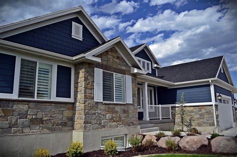 All modern browsers accept both gray and grey, but early if you look at the color table below, you will see the result of varying the red light from 0 to 255, while keeping the green and blue light at zero. Brilliant Blue House with Grey & Brown Stone #Merrilstone ...