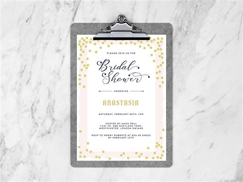 Indeed, the process of creating bridal shower invitations is full of fun and excitement. Free Bridal Shower Invitation Flyer Printable Design Template Ai | Designbolts