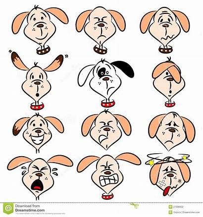 Expressions Facial Cartoon Dog Dogs Face Animal