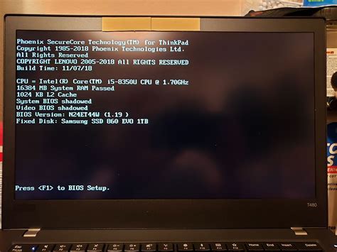 T480 Stuck On Boot Menuapp Menu Windows Boot Manager Screen English