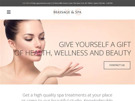 Best Massage Websites Examples Of