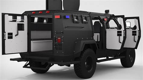 Swat Truck Pit Bull Vx 3d Model By 3dacuvision