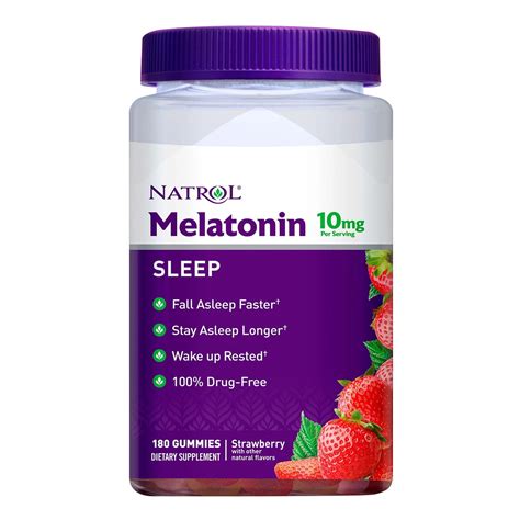 Natrol Melatonin 10mg Gummies 180 Count