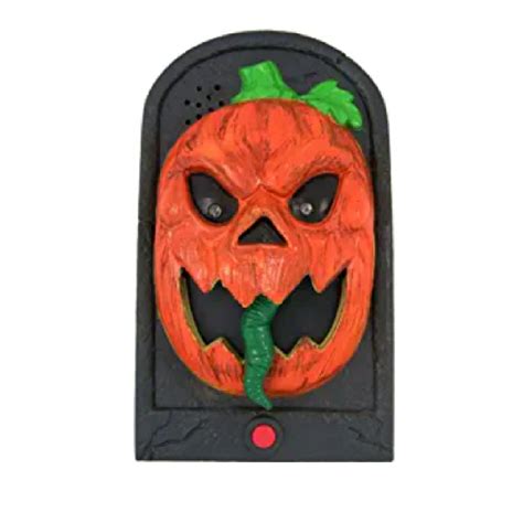 Halloween Scary Pumpkin Jack O Lantern Doorbell 132476