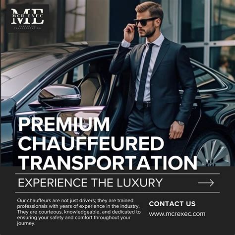 Personal chauffeur for hire with luxury black car outside Manchester hotel entrance