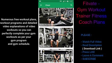 Megathreadquarterly apps, gadgets, and gear megathread (self.fitness). FITVATE - Gym Workout Trainer Fitness Coach Plans ( BEST ...