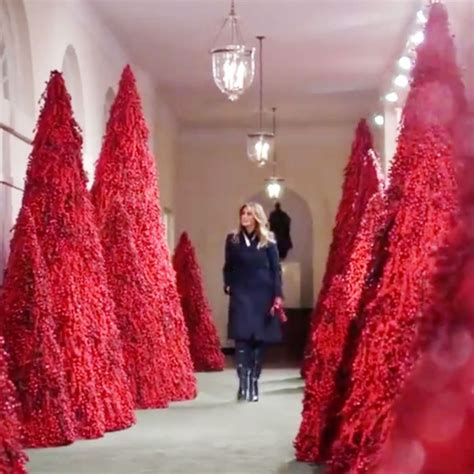 Melania Trump Shares White House Christmas Decorations