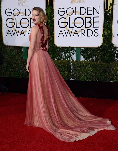 Amber Heard 2016 Golden Globe Awards In Beverly Hills • Celebmafia