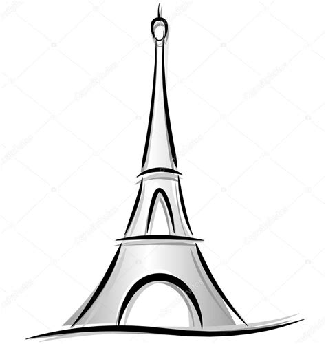 How to draw simple eiffel tower. Eiffel Tower Easy Drawing | Free download on ClipArtMag