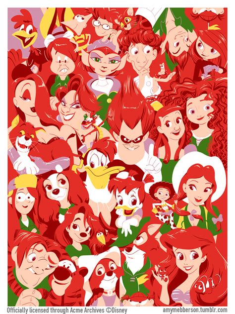 A Jessica Rabbit Site Disney Redheads Poster Available