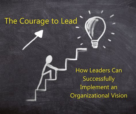 The Courage To Lead How Leaders Can Successfully Implement An