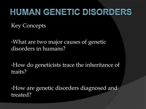 Homologous chromosomes (homologues), the two chromosomes in a pair of autosomes, are composed of similar (but not identical) dna sequences. PPT - Human Genetic Disorders PowerPoint Presentation, free download - ID:1389469