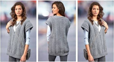 This Comfy Crocheted Deep Vee Vest Is Truly A Fashion Must Have The