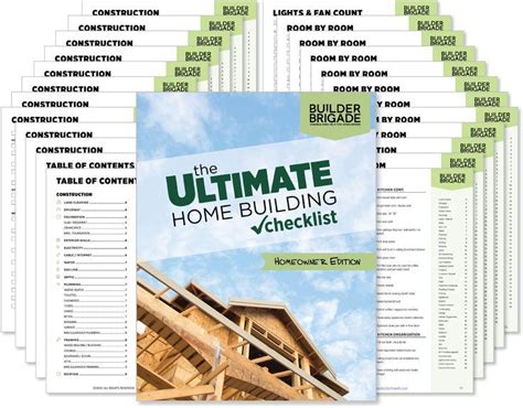 The Ultimate Home Building Checklist For Homeowners 🏠 In 2022 New