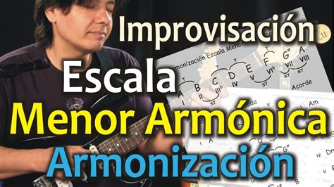 Escala Menor Armónica Armonización Triadas Tutorial 26 Youtube