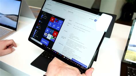 Surface Pro X Microsofts Neues Arm Tablet Im Hands On
